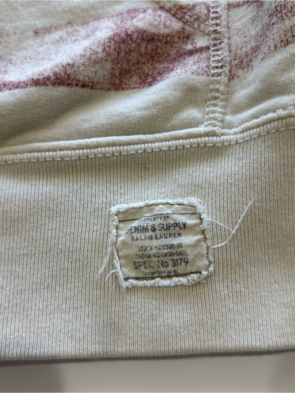 Ralph Lauren Denim & Supply Faded American Flag Hoodie Men M Designer Chief Kief - Picture 8 of 16